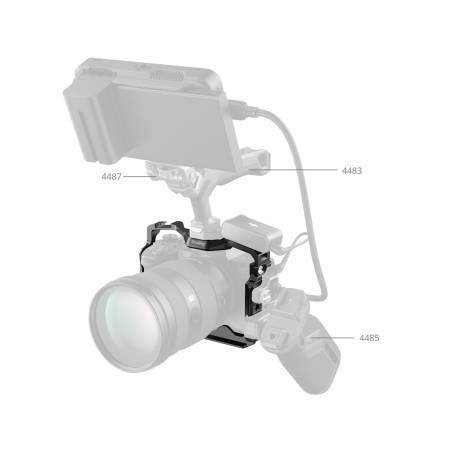 SmallRig 5583 - klatka, schowek na Apple AirTag, Arca, do Sony Alpha 7R V/7 IV/7S III/1/7R IV - przykład użycia